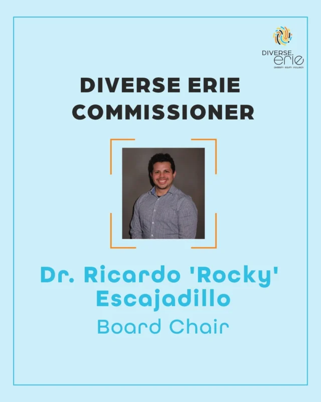 To wrap up #HispanicHeritageMonth, we celebrate the contributions Ricardo “Rocky” Escajadillo and Brandy Cortes make to the #DiverseErie Commission and beyond. 🔹Ricardo specializes in health and outreach and Brandy focuses on social services and counseling. Their commitment to advocating for underserved populations, especially the Hispanic and Latino communities, makes a profound impact in #Erie.  #DiverseErie #RepresentationMatters #DEI